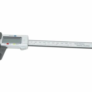 高精度 0.1 mm ノギス コンパクト 150mmデジタルノギス カーボンファイバー 液晶表示 内径/外径/深さ/段差測定 ゼロセット (シルバー)