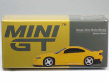 MINI GT 1/64 Rocket Bunny 日産 シルビア (S15) イエロー (右ハンドル) (MGT00643-R)_画像1