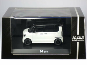 Hobby JAPAN 1/43 ホンダ N-BOX CUSTOM プラチナホワイトパール＆ブラック (HJ431006WP)