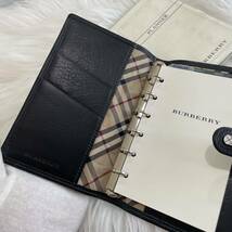 未使用品 BURBERRY バーバリー 手帳カバー 手帳 レザー_画像5