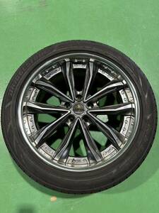 ブリヂストン レグノ REGNO GRVII クレンツェ グラベン Graben 245/45R19 98W アルファード ノーマル アルミ＆タイヤセット