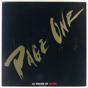 # Alf .-(ALFEE)lPAGE ONE -13PIECES OF ALFEE- <LP 1983 год записано в Японии > лучший альбом Sakura .., склон мыс ..., высота видеть ...