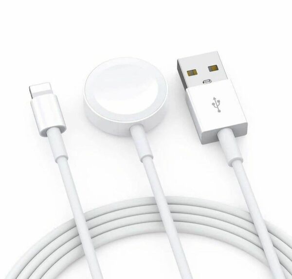 【早い者勝ち☆】Apple watch アップルウォッチ充電器 ホワイト 充電ケーブル