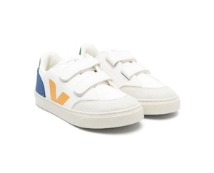 【海外で人気】VEJA Kids （ヴェジャ）販売価格1.8万円のおしゃれスニーカー /キッズ/ 白 / レザー / 15cm　V-12