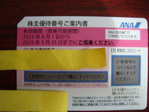 ★送料無料★　ANA株主優待券1枚及び優待冊子