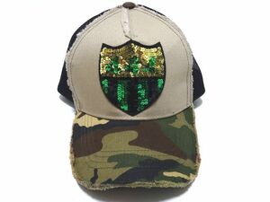  beautiful goods YOSHINORI KOTAKE DESIGN MESH CAP /yo shino Rico take444 shield Logo mesh cap hat men's lady's 