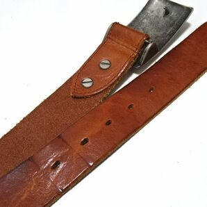 VANQUISH LEATHER BELT / ヴァンキッシュ イタリアンレザー ベルト メンズの画像7