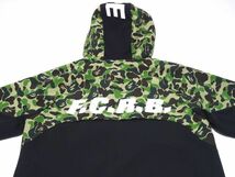 BAPE x F.C.R.B. 2019ss VENTILATION HOODIE S size / ア ベイシング エイプ ソフ 猿迷彩 ジャージ パーカー メンズ 定価34100円_画像4