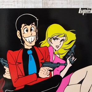 【ジャンク】ルパン三世 峰不二子 A LIKABLE FELLOW ポスター☆木製ボード☆当時物？☆ビンテージ☆モンキー・パンチ/LUPIN THE 3RD/額装品の画像2