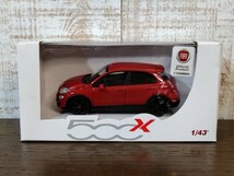 FIAT フィアット 1/43 500X ミニカー☆ディーラー特注☆チンクエチェント☆レッド☆レア☆希少 _画像1