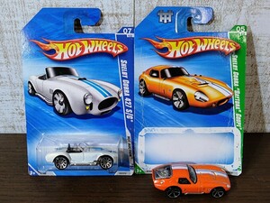 Hot Wheels ホットウィール シェルビー コブラ デイトナクーペ/SHELBY COBRA 427 S/C ミニカー 2個セット☆アメ車☆絶版☆海外ミニカー 