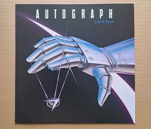 国内盤LP◎オートグラフ『サイン・イン・プリーズ』RPL-8287 RCA RVC株式会社 1985年 Autograph / Sign in Please Heavy Metal / Hard Rock
