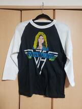 VAN HALEN ヴァン ヘイレン Tシャツ ヴィンテージ USED 黒白 L? (スウェット バンド ロック)_画像1