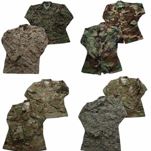  old clothes . set sale field jacket the truth thing military 8 pieces set ( men's XS /S /W34 ) camouflage duck pattern MIX MS6224 1 jpy start 