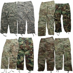  old clothes . set sale field pants the truth thing military 8 pieces set ( men's L ) camouflage duck pattern MIX digital duck MS6102 1 jpy start 