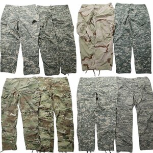  old clothes . set sale field pants the truth thing military 8 pieces set ( men's XL /2XL /W46 ) camouflage duck pattern MIX digital duck MS6145 1 jpy start 