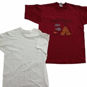 古着卸 まとめ売り ～90s オールド 半袖Tシャツ 10枚セット (メンズ L ) シングルステッチ プリント カラーTシャツ MS4554 1円スタートの画像2
