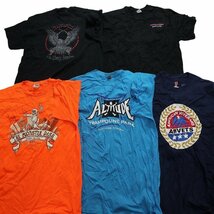 古着卸 まとめ売り カラーmix プリント 半袖Tシャツ 20枚セット (メンズ L ) スカル 企業ロゴ キャラクター MS5537 1円スタート_画像4