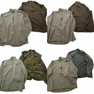 古着卸 まとめ売り インナーMIX 米軍実物民間MIX ミリタリー 8枚セット (メンズ 2XL /XL ) 迷彩 カモ柄MIX MS6323 1円スタート