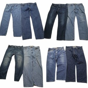  old clothes . set sale Levi's 505 Denim pants 8 pieces set ( men's 40 ) indigo blue Denim dark blue MS4726 1 jpy start 