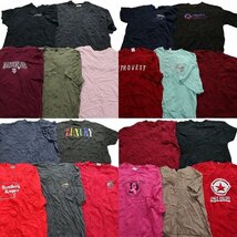 古着卸 まとめ売り カラーmix プリント 半袖Tシャツ 20枚セット (メンズ 2XL /3XL /4XL /5XL ) 英文字ロゴ カジュアル MS8775 1円スタート_画像1