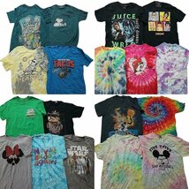 古着卸 まとめ売り カラーMix プリント 半袖Tシャツ 18枚セット (メンズ S ) アニメ キャラクター タイダイ 大判 MS6846 1円スタート_画像1