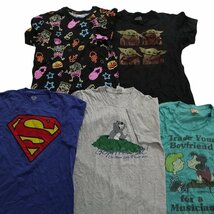 古着卸 まとめ売り カラーMix プリント 半袖Tシャツ 19枚セット (メンズ S ) キャラクター タイダイ ディズニー 映画 MS7816 1円スタート_画像3