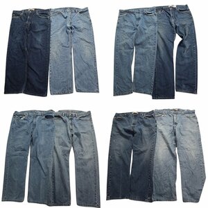  old clothes . set sale Levi's 505 Denim pants 8 pieces set ( men's W42 /W40 ) indigo blue strut MS8969 1 jpy start 
