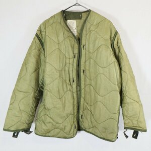 SALE///// 80s 米軍 実物 US.ARMY M65 キルティング ライナー ジャケット ミリタリー アメリカ軍 オリーブ ( メンズ S ) N2514