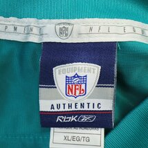 SALE///// Reebok リーボック NFL マイアミ・ドルフィンズ 半袖 ゲームシャツ プロチーム アメフト グリーン ( メンズ XL ) N2960_画像10