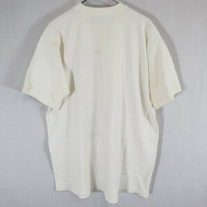 90s USA製 FRUIT OF THE LOOM 海賊船絵画 半袖 プリントＴシャツ アート オフホワイト ( メンズ XL ) N1225 1円スタートの画像2