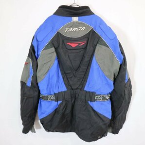 TARGA レーシングジャケット バイク ツーリング モーターサイクル 走行用 バイカー 青×黒 ( メンズ XXL ) M7722 1円スタートの画像2