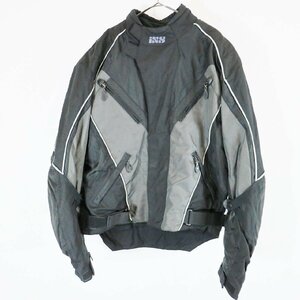 IXS レーシングジャケット モーターサイクル バイカー サーキット 走行用 ブラック ( メンズ 2XL ) N0946 1円スタート