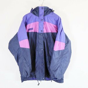 90s Columbia コロンビア ナイロンジャケット アウトドア スノボー 防寒 アウター パープル ( メンズ L相当 ) N1166 1円スタート