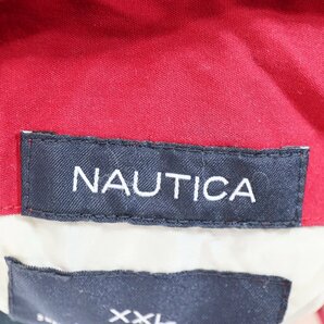 NAUTICA ノーティカ リバーシブルナイロンジャケット アウトドア 防寒 アウター キャンプ 登山 レッド ( メンズ XXL ) M7636 1円スタートの画像10