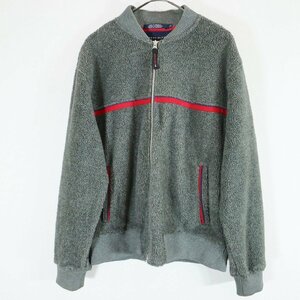 TOMMY HILFIGER トミーヒルフィガー フリースジャケット ブルゾン アウター ボア 防寒 ショート丈 グレー ( メンズ S ) N0957 1円スタート