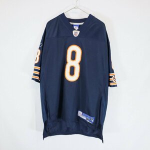 reebok リーボック NFL シカゴベアーズ ゲームシャツ ユニフォーム プロチーム ネイビー ( メンズ L ) N0379 1円スタート