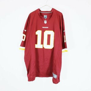 新品タグ付き NIKE ナイキ NFL ワシントンコマンダーズ ゲームシャツ ユニフォーム ワインレッド ( メンズ XL ) N03 1円スタートの画像1