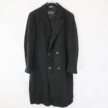 USA製 pierre cardin チェスターコート フォーマル スーツ ビジネス 通勤 通学 ウール 黒 ( メンズ M相当 ) M7745 1円スタート_画像1