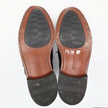 FLORSHEIM 内羽根式 ウィングチップ 本革 レザー 革靴 レザーシューズ フォーマル ブラック ( メンズ 7 3E ≒ 24cm ) KA0071 1円スタート_画像5