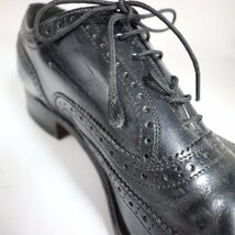 70-80年代 FRENCH SHRINER フレンチシュライナー 外羽根式 ウイングチップ 本革 革靴 ( メンズ 8D ≒ 26.0cm ) KA0021 1円スタート_画像8