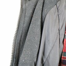 WOOLRICH ウールリッチ マキシ丈 中綿 コート 防寒 アウター ブラック ( レディース M ) N1628 1円スタート_画像4