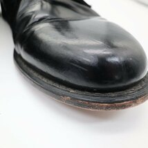 USA製 Hitchcock 外羽根式 プレーントゥ 本革 レザーシューズ 革靴 ブラック ( メンズ 7.5 ≒ 25cm ) KA0042 1円スタート_画像7