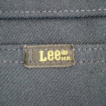 80s USA製 Lee リー 202-0840 フレアパンツ スラックス ビンテージ スタプレ ブーツカット ネイビー ( メンズ 32×30 ) N2566 1円スタート_画像7