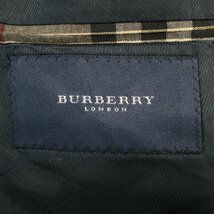 BURBERRY テーラードジャケット アウター 防寒 通勤 ビジネスウェア ネイビー ( メンズ 42R ) M7371 1円スタート_画像9