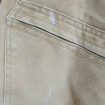 80年代 Carhartt カーハート 中綿 ダック地 オールインワン ワークウェア ダック生地 ブラウン ( メンズ L相当 ) M7912 1円スタート_画像4