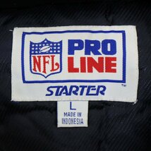 STARTER スターター NFL ダラス・カウボーイズ 中綿ナイロンジャケット アメフト プロチーム ネイビー ( メンズ L ) Ｎ1943 1円スタート_画像10