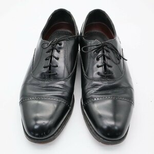 FLORSHEIM フローシャイム 内羽根式 ウイングチップ 本革 レザーシューズ ブラック ( メンズ 9D ≒ 27.0cm ) KA0050 1円スタート