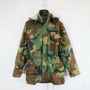 80s 米軍 実物 US.ARMY M-65 3rd フィールドジャケット ミリタリー アメリカ軍 軍服 迷彩柄 ( メンズ XS-R ) N3256 1円スタート