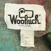 80s USA製 Woolrich ウールリッチ マウンテンパーカー アウトドア キャンプ 登山 防寒 アウター グリーン ( メンズ L ) N1711 1円スタート_画像9